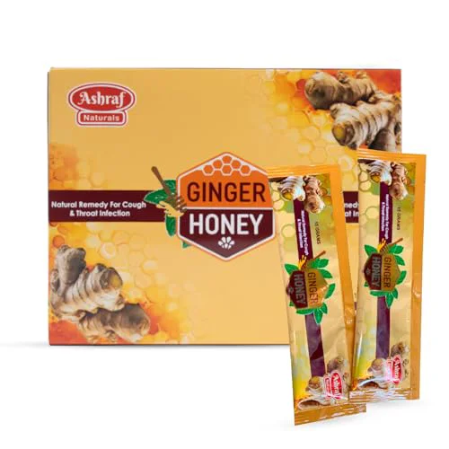 High-End Ginger Honey Soothing Honey Ginger Blend for Throat Comfort 20 Count Soft