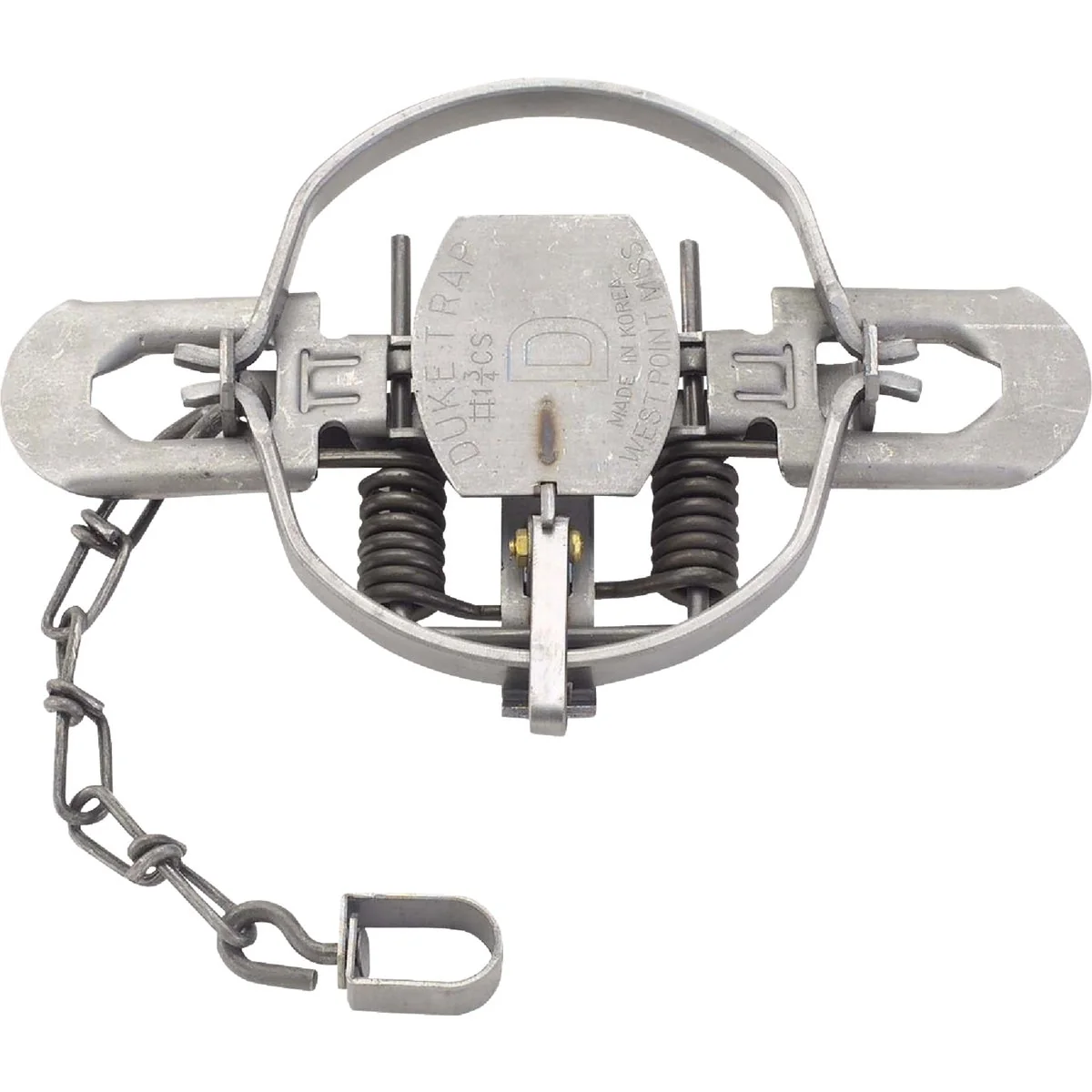 Prestigious Duke Traps 5.25 In. Jaw Spread Steel Coil Spring Bobcat Coyote Fox Raccoon Trap Breathable