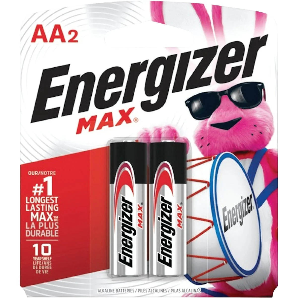 High-Grade Energizer Max AA Alkaline Battery 2-Pack Eco-Friendly