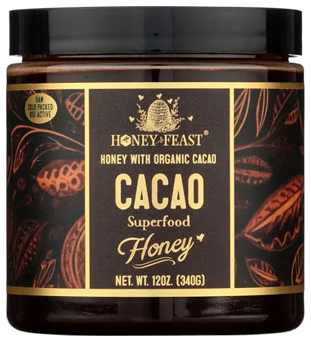 Exceptional Raw Honey with Organic Cacao 12 Fl Oz Superior