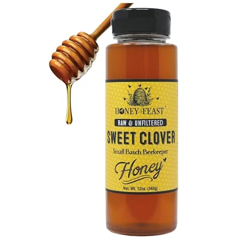 Eco-Friendly Sweet Clover Honey 12 Fl Oz Authentic