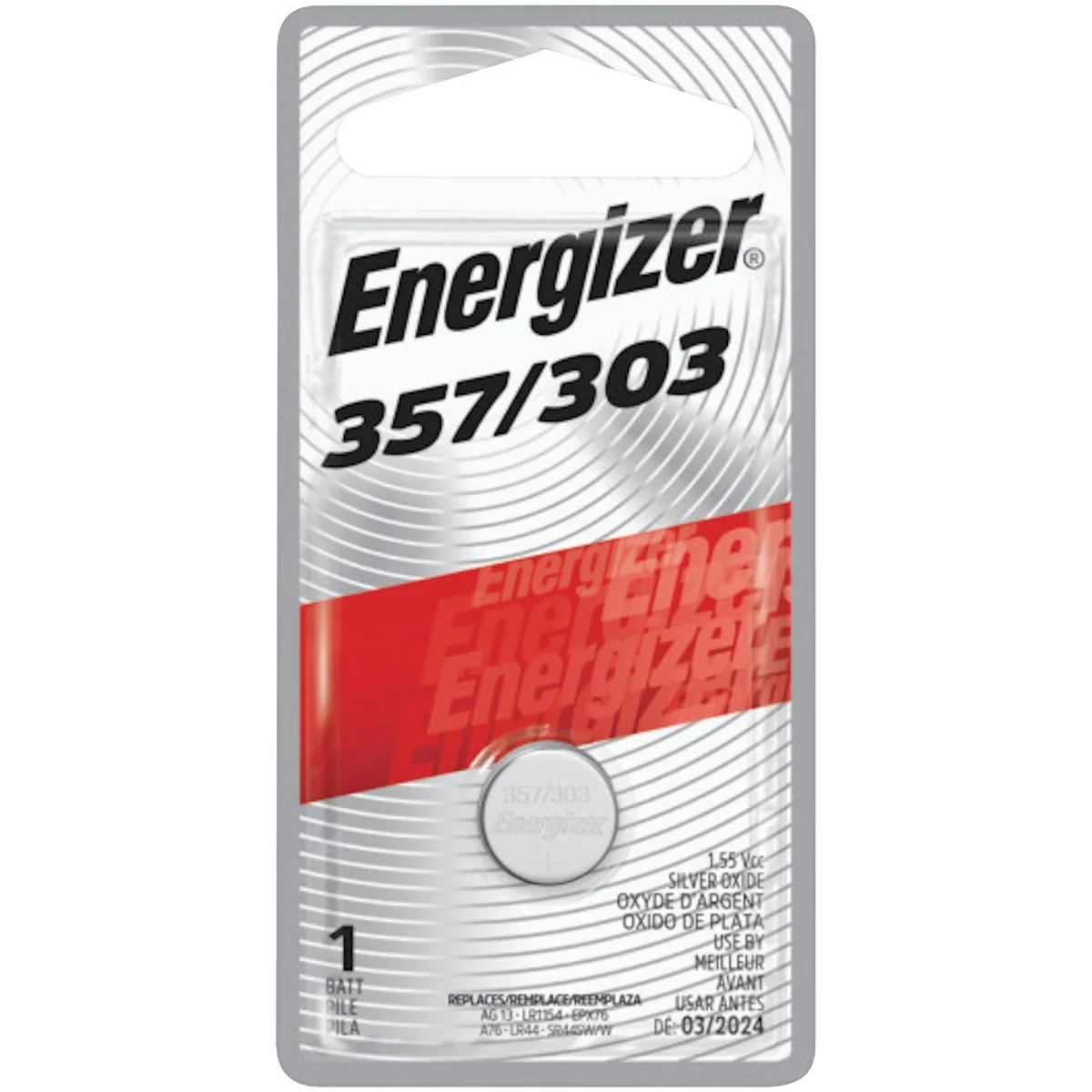 Top-Quality Energizer 357 303 Silver Oxide Button Cell Battery Premium