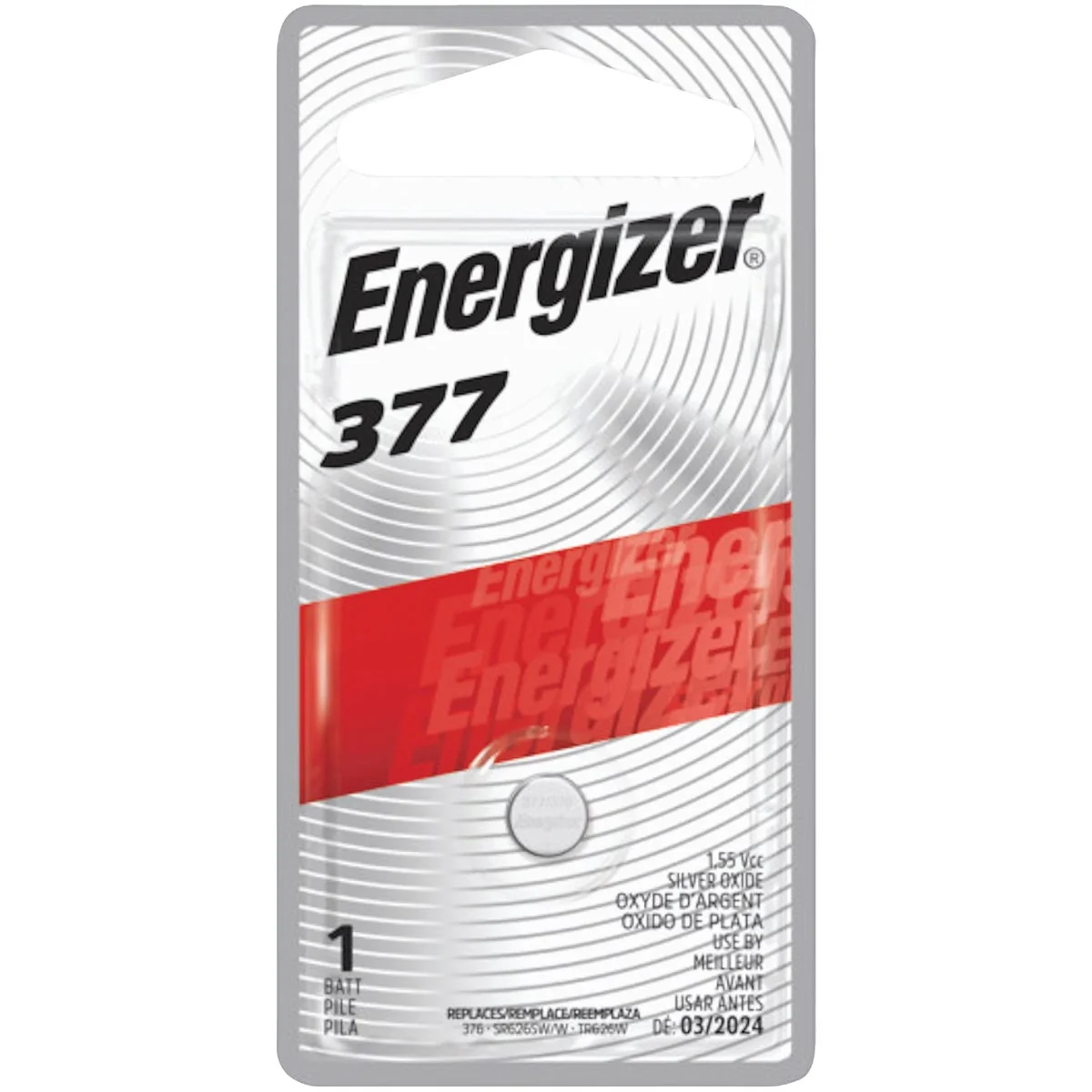 Optimized Energizer 377 Silver Oxide Button Cell Battery Genuine