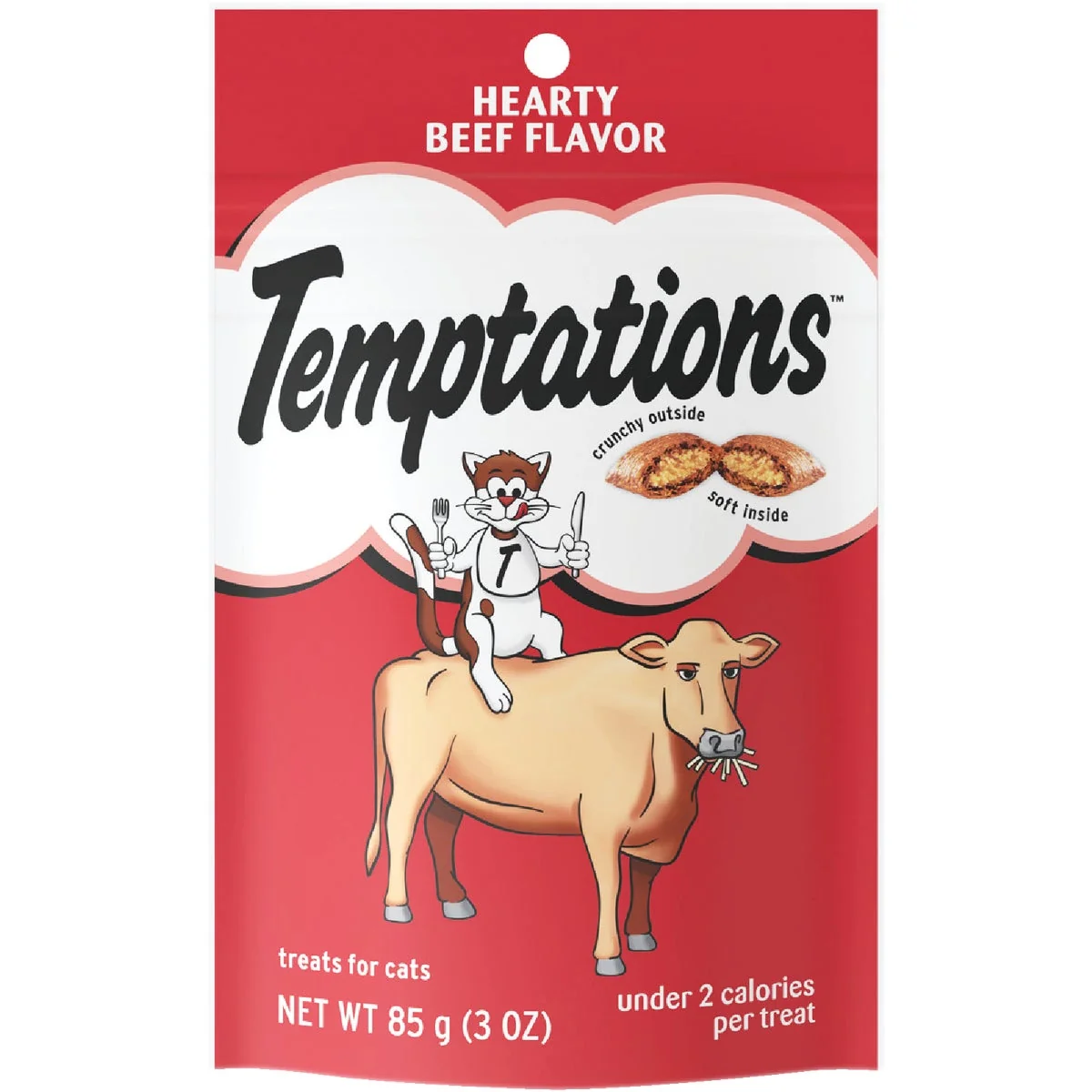 Relaxed Temptations Hearty Beef 3 Oz. Cat Treat Organic