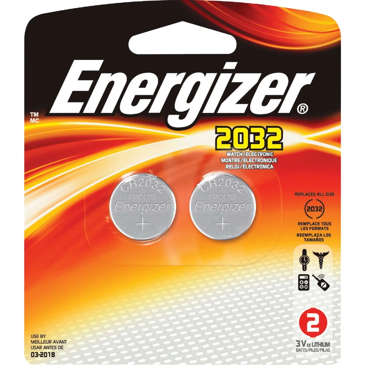 Certified Energizer 2032 Lithium Coin Cell Battery 2-Pack Carefully Designed