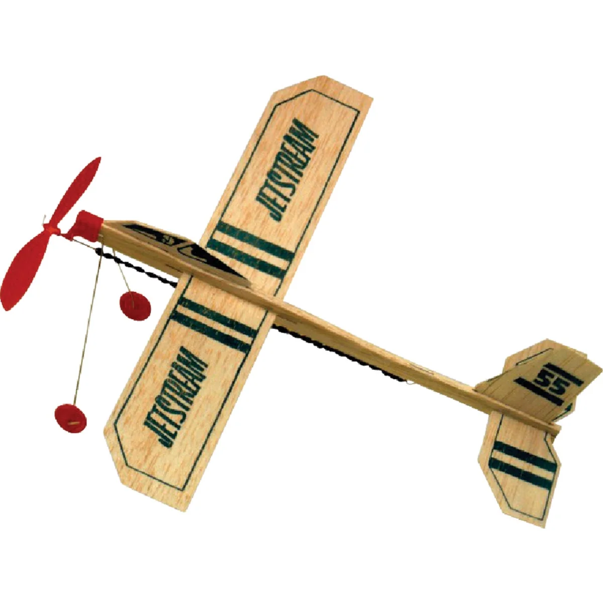 Green Paul K Guillow Jetstream 13-1 4 In. Balsa Wood Glider Plane High-End