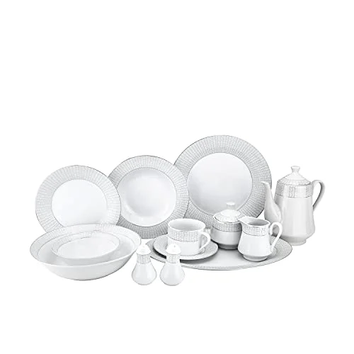 Top-Quality 57 pc Banquet Dinnerware Set Reliable