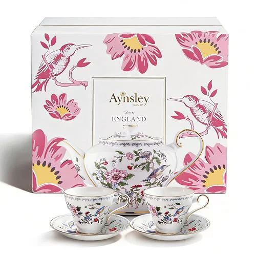 Versatile Vintage Porcelain Tea Set for Women Tea Party Green