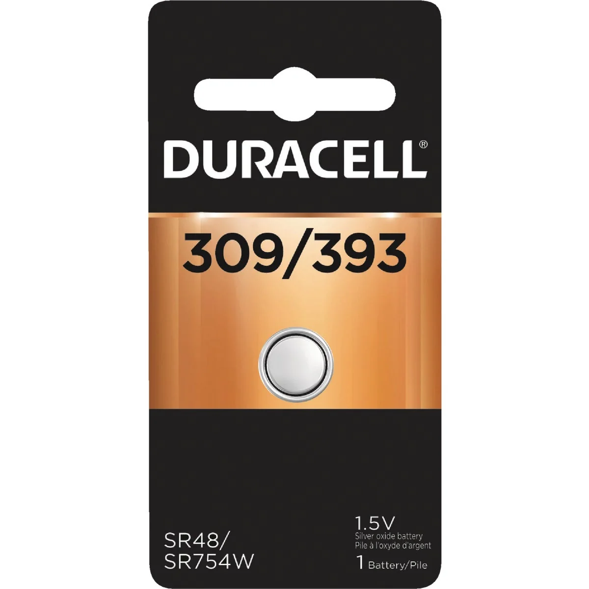 Dependable Duracell 309 393 Silver Oxide Button Cell Battery Fashionable