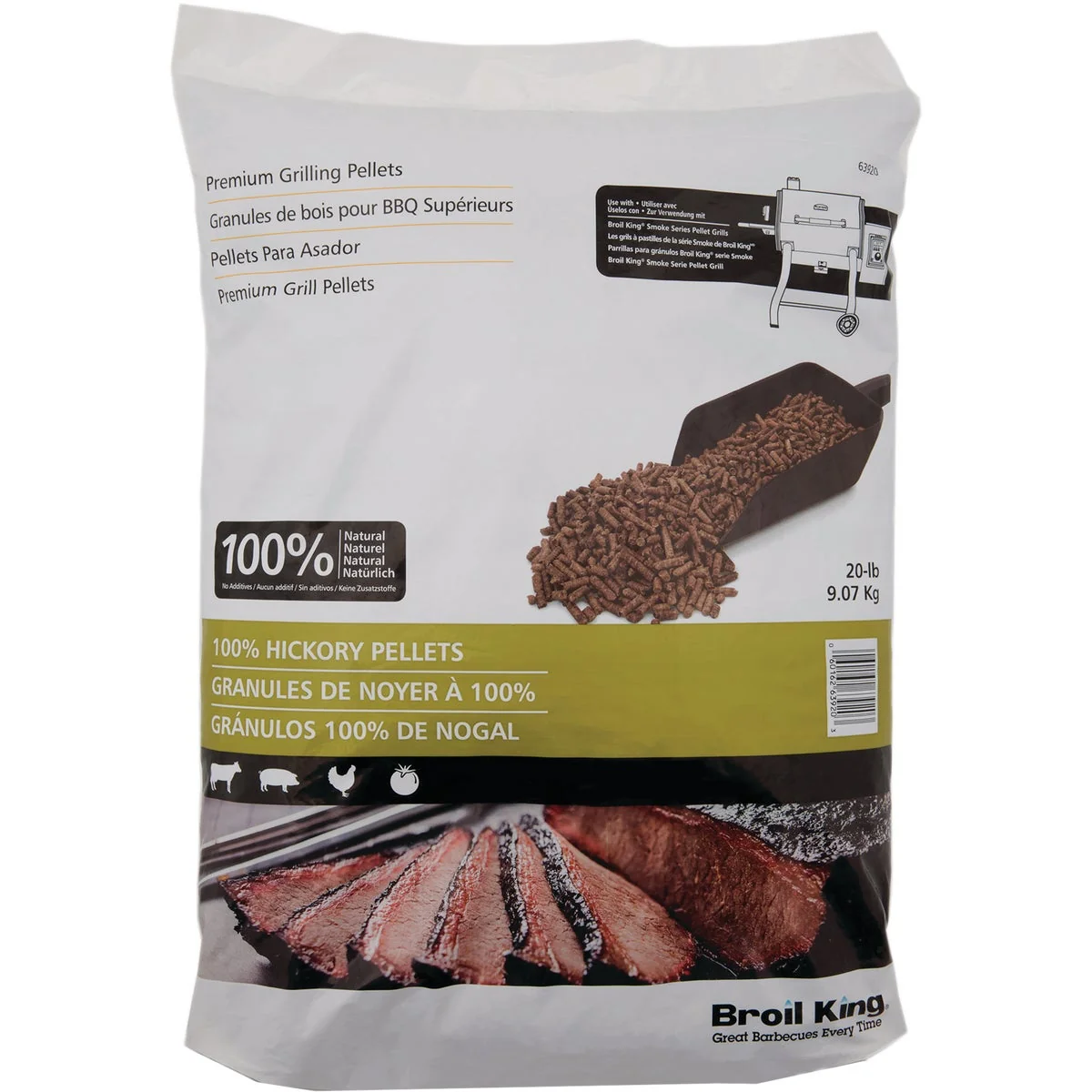 User-Friendly Broil King 20 Lb. Hickory Wood Pellet Refined