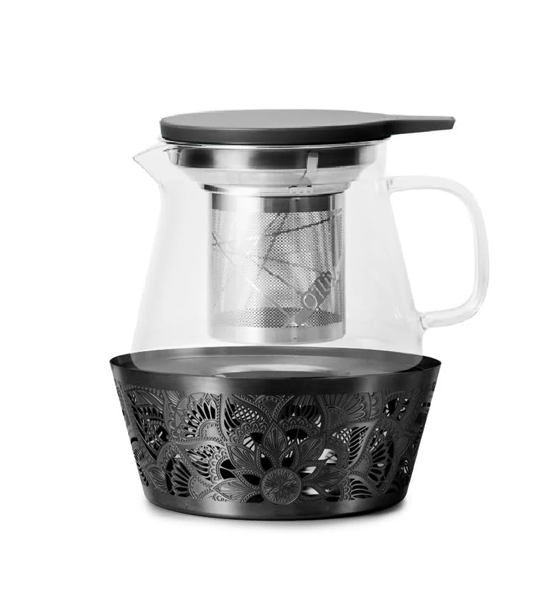 Clean Elegant Glass Teapot with Built Specialty