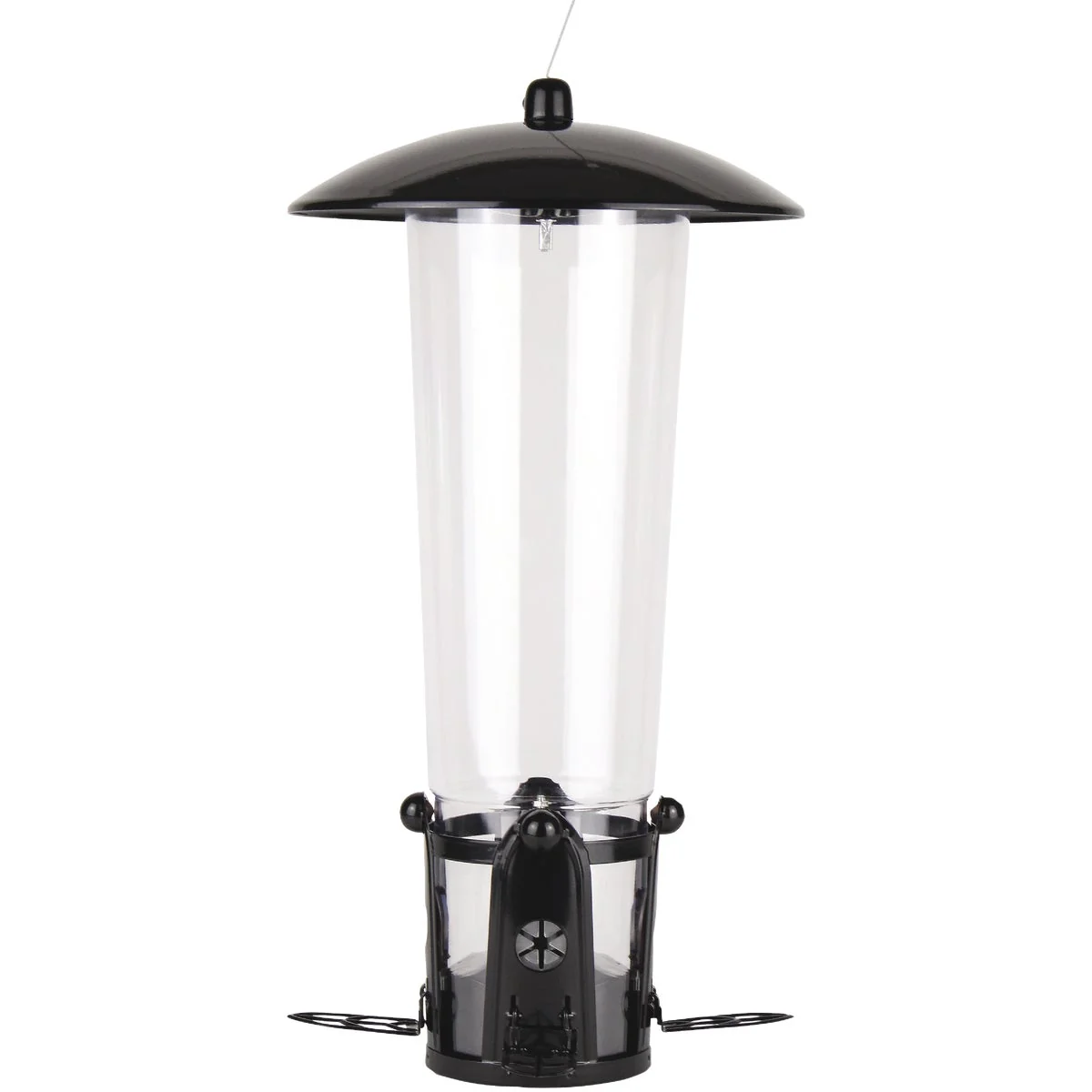 Quality Perky-Pet Squirrel-Be-Gone Max Clear Plastic Bird Feeder with Flexports 3Lb. Artisan