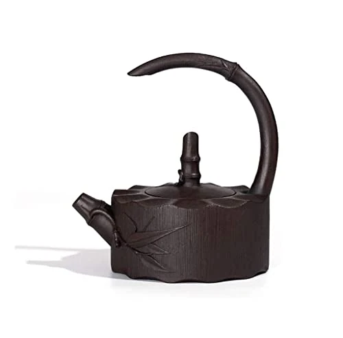 Reliable Handmade Cast Iron Teapot Iron Tea Set Gift for Adult Father Mother Family Black 1000ml Solid