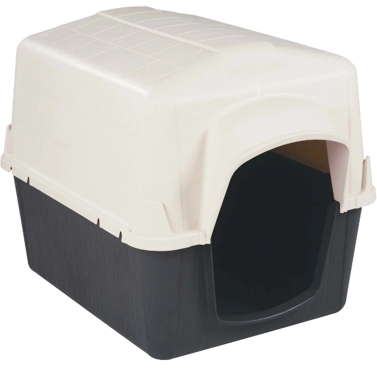 Solid Petmate PetBarn III Almond Cocoa Large Dog House For 50 to 90 Lb. Dogs Certified