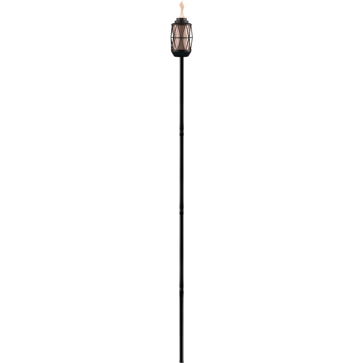 Optimized Tiki BiteFighter 64.25 In. Black Bronze Metal Patio Torch Specialty