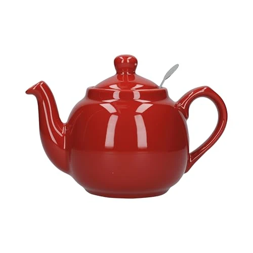 Expertly Made Farmhouse 4 Cup Ceramic Teapot with Removable Infuser and Lid Certified
