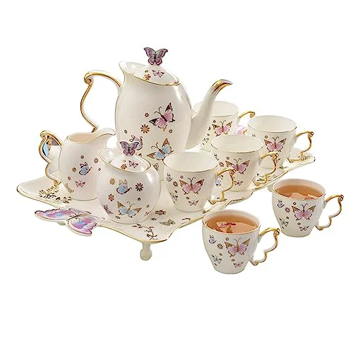 Elite Fine Bone China Tea Set Stylish