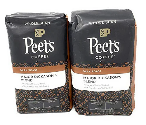 Eco-Friendly Peets Coffee Major Dickason’s Blend Detailed