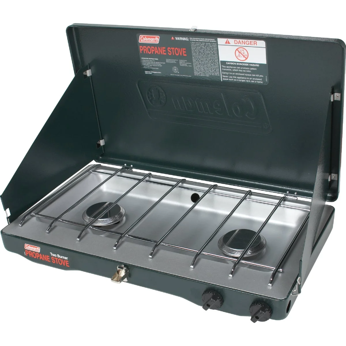 Carefully Designed Coleman Flow 2-Burner Propane Camp Stove Advanced