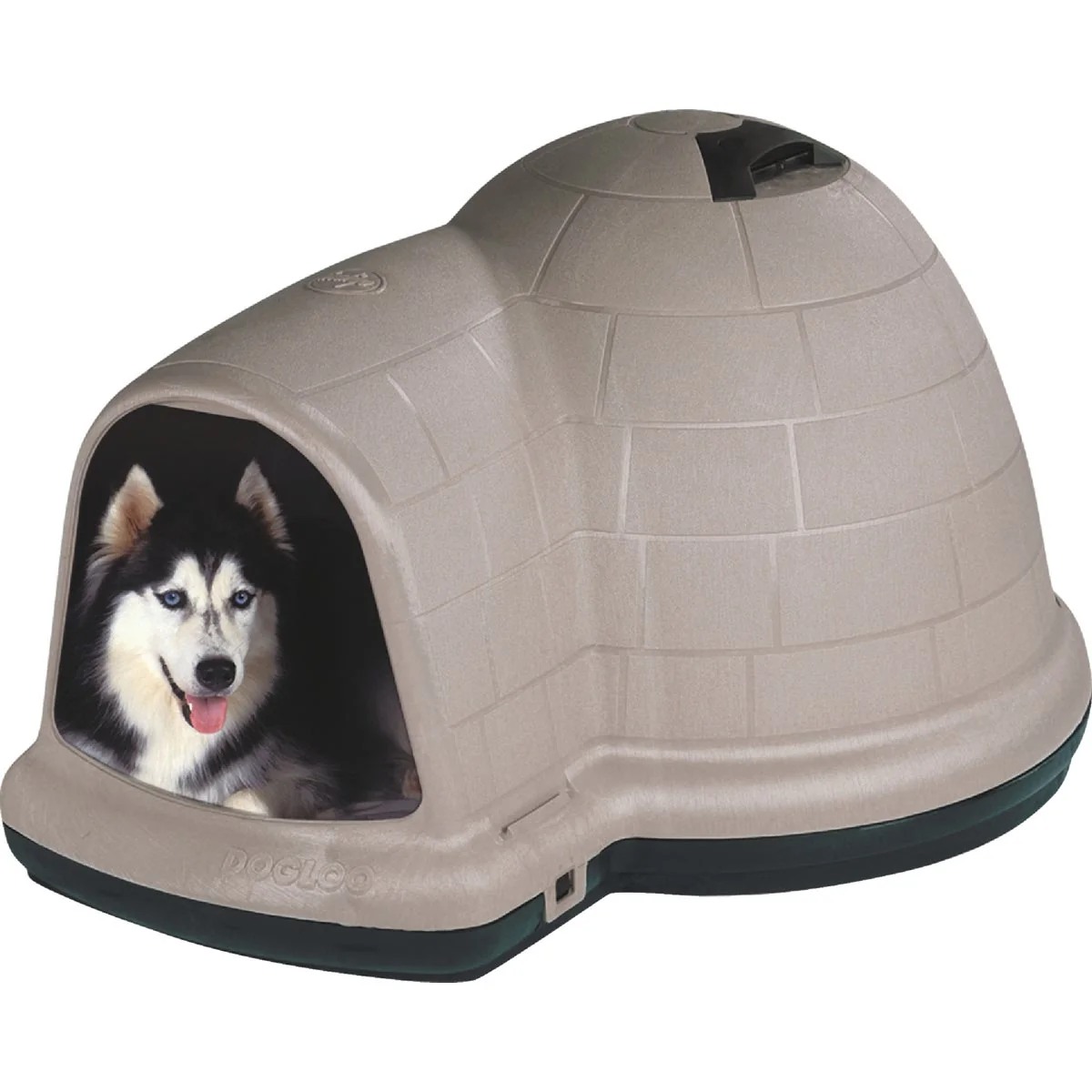 Organic Pet Mate Indigo Taupe Black Extra Large Dog House For 90 to 125 Lb. Dogs Excellent
