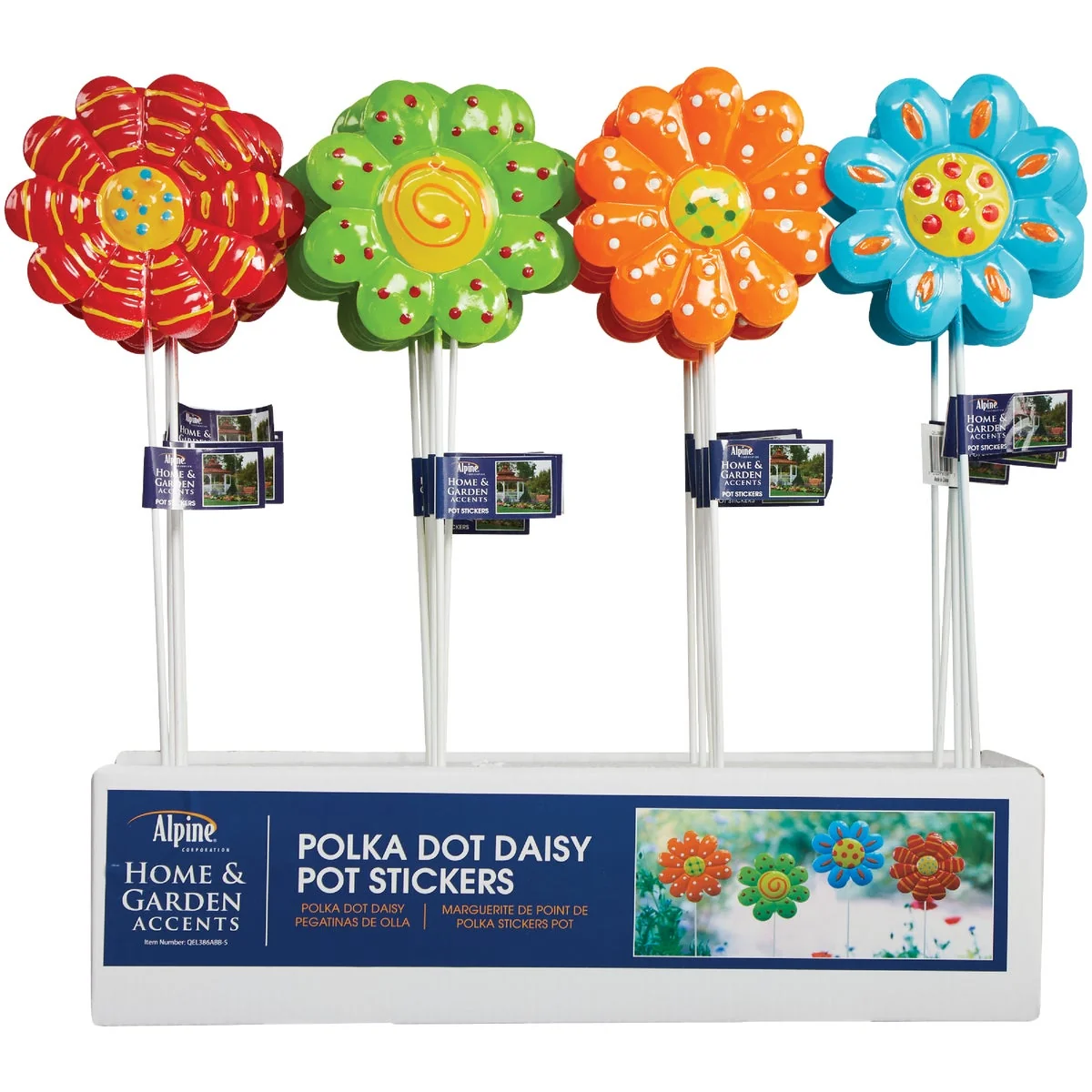 Premium Material Alpine 15 In. H. Metal Flower Pot Stake Easy-to-Use