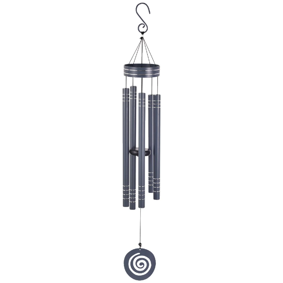 High-Grade Sunset Vista Designs Vista Classics Galaxy 41 In. Gray Wind Chime Convenient