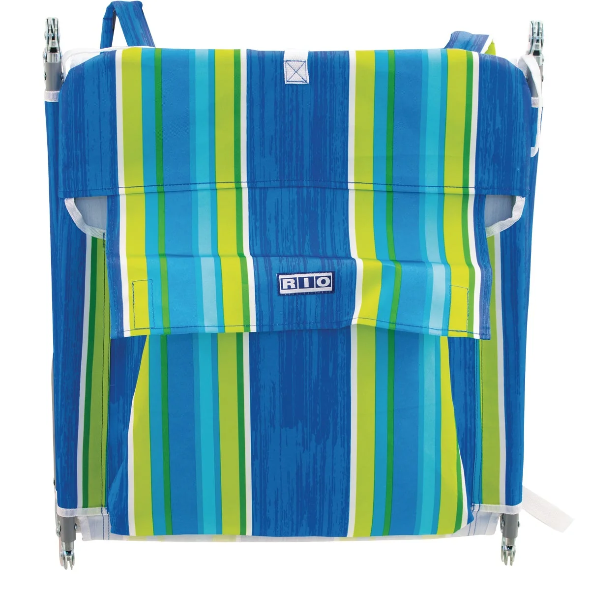 Pure Rio Brands Beach Multiple-Position Steel Folding Backpack Lounger Professional