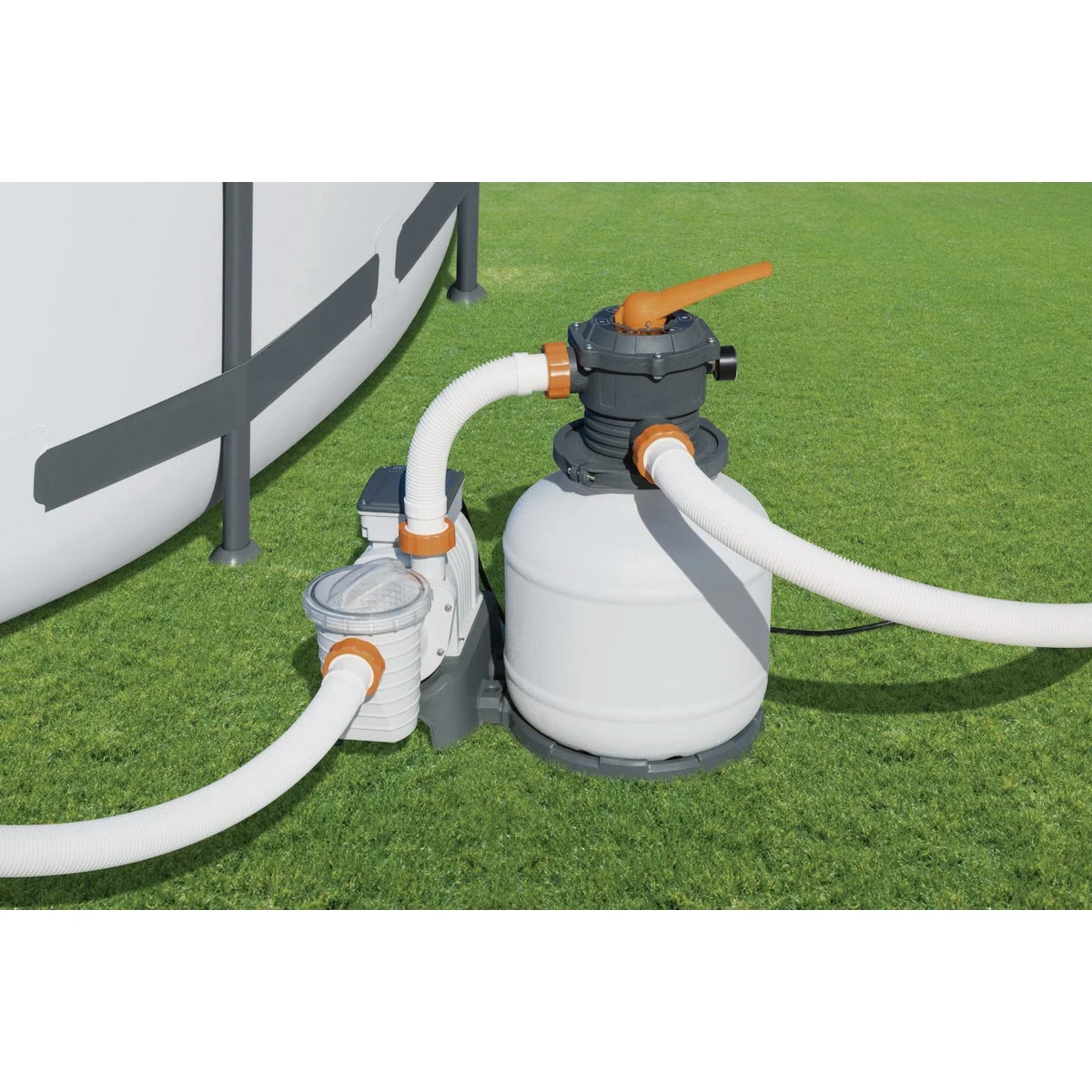 Elite Flowclear 2200 GPH Up to 14 400 Gal. Pool Sand Filter Pump First-Class