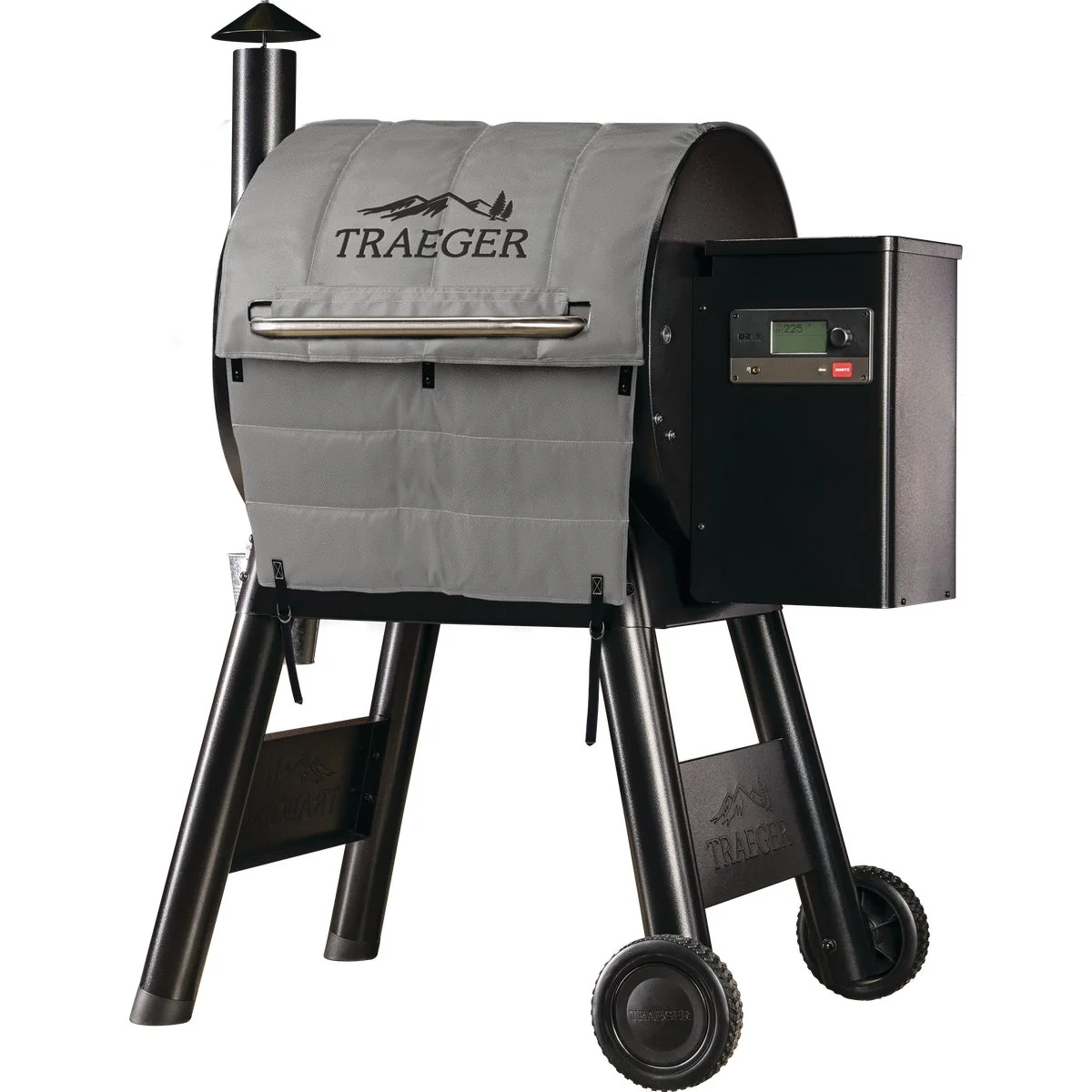 Stylish Traeger Pro 575 Pro 22 45 In. Gray Foil-Backed Heat-Resistant Fabric Insulated Blanket Grill Cover Fashionable