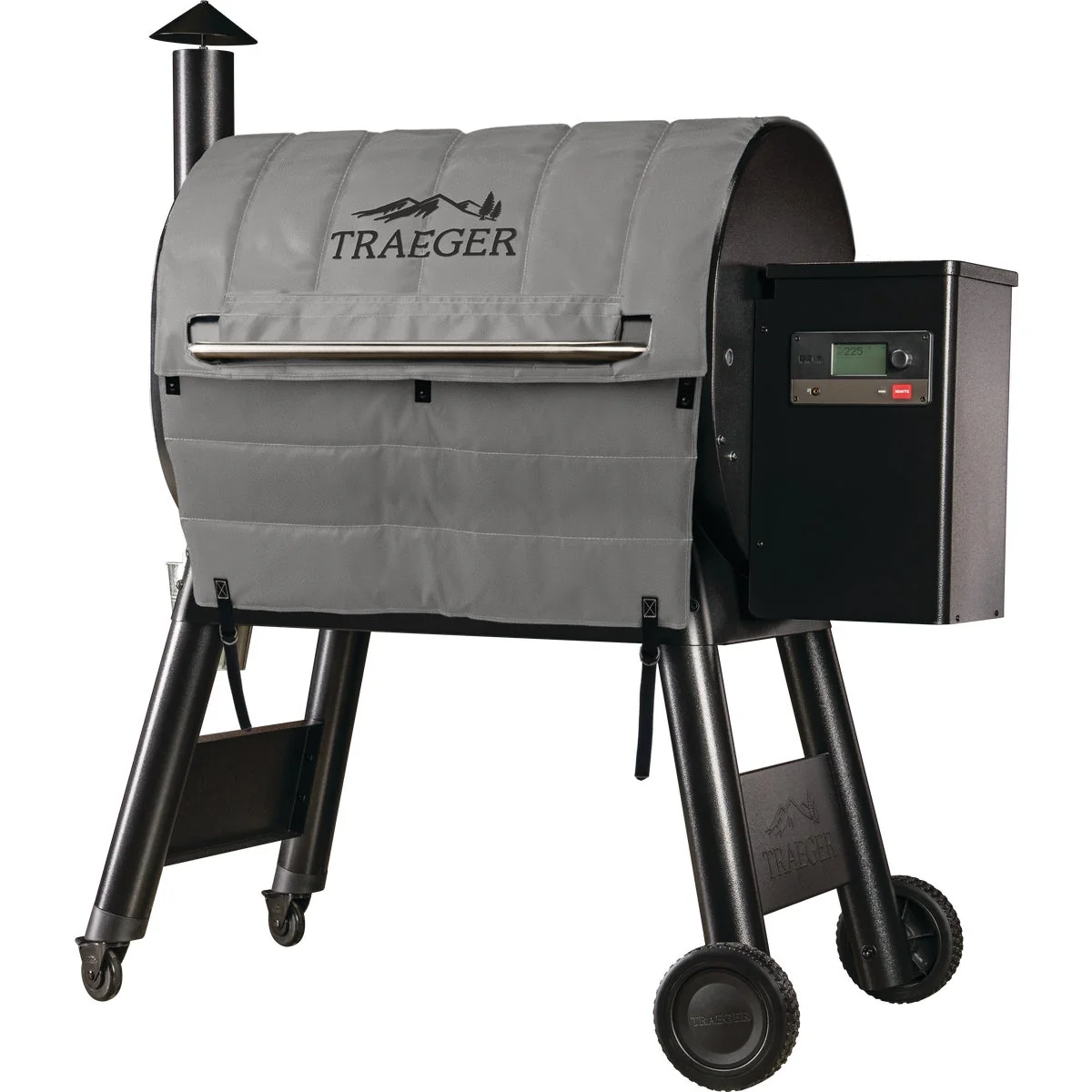 Environmentally Friendly Traeger Pro 780 48.6 In. Gray Foil-Backed Heat-Resistant Fabric Insulated Blanket Grill Cover Fast