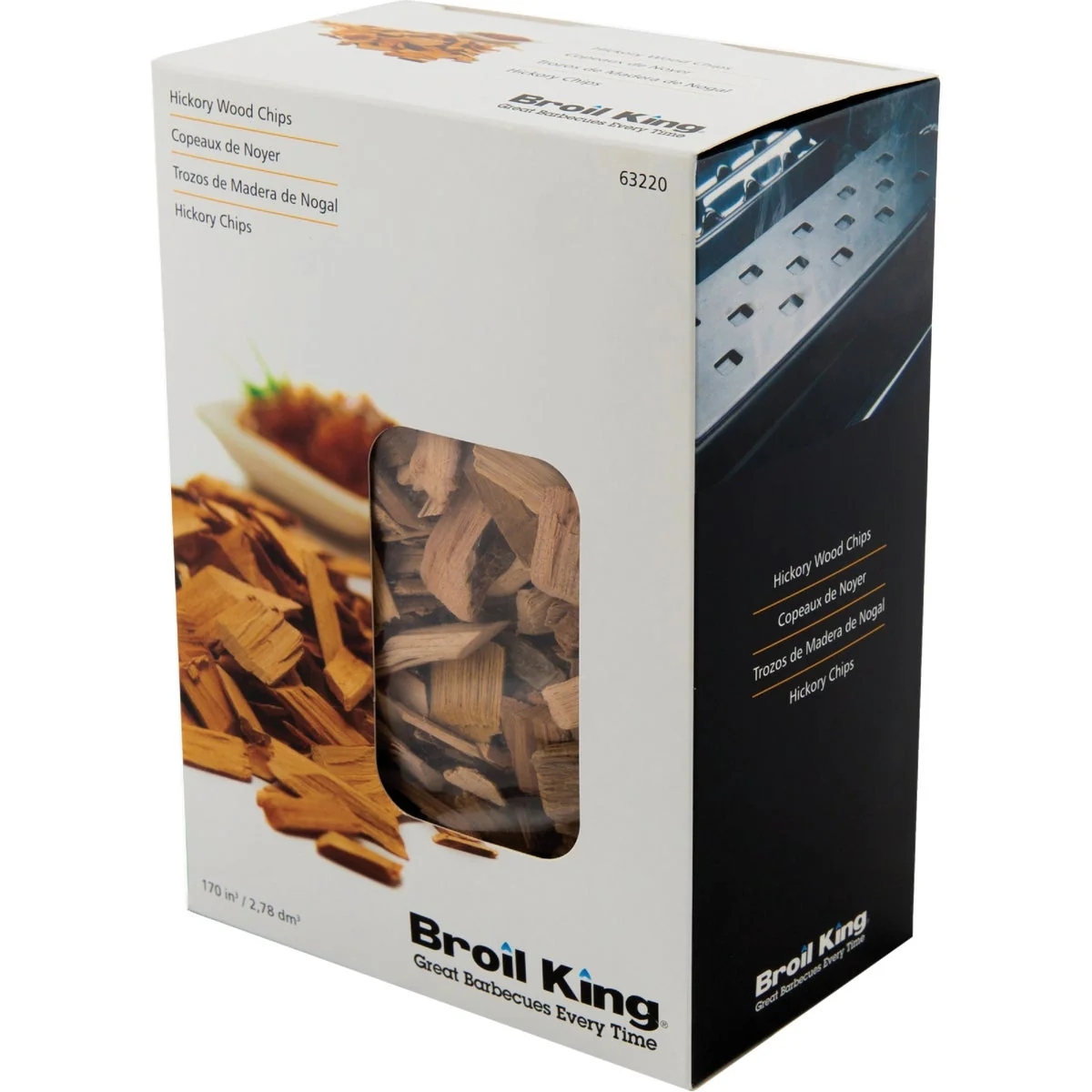 Healthy Broil King 170 Cu. In. Hickory Wood Smoking Chips Reliable