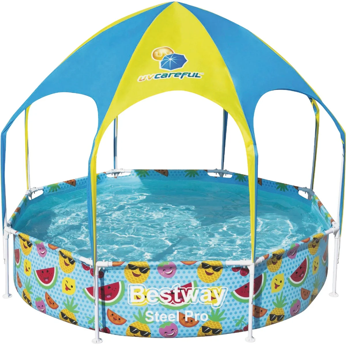 First-Class Steel Pro UV Careful Splash-in-Shade 20 In. D. x 8 Ft. Dia. Play Pool Easy-to-Use