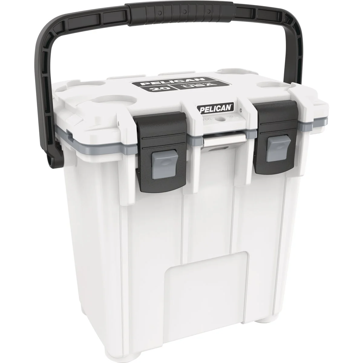 Exceptional Pelican Elite 20-Qt. Cooler White Gray Convenient