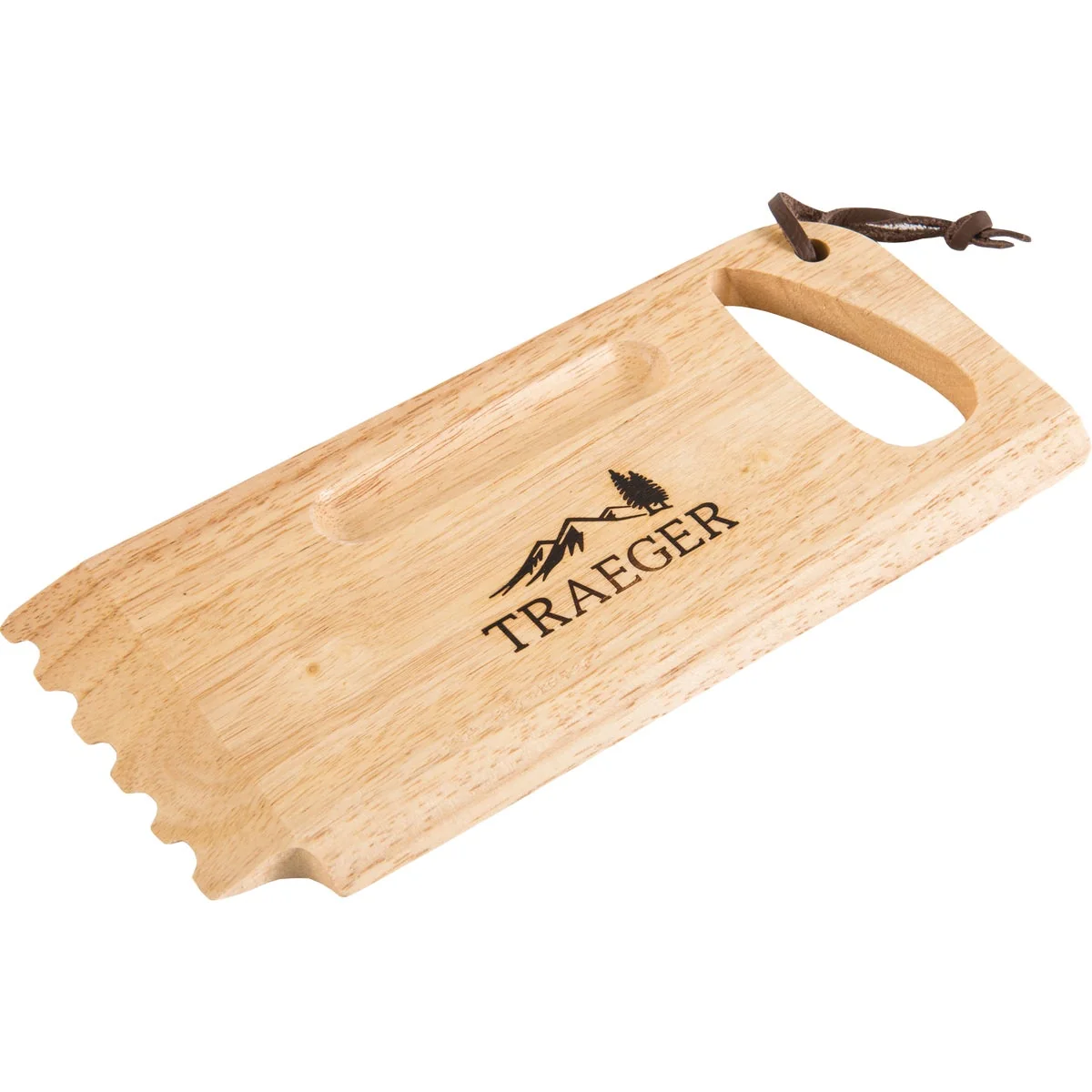 Fine Traeger 4.7 In. W. x 10.6 In. L. Solid Hardwood Grill Scraper Breathable
