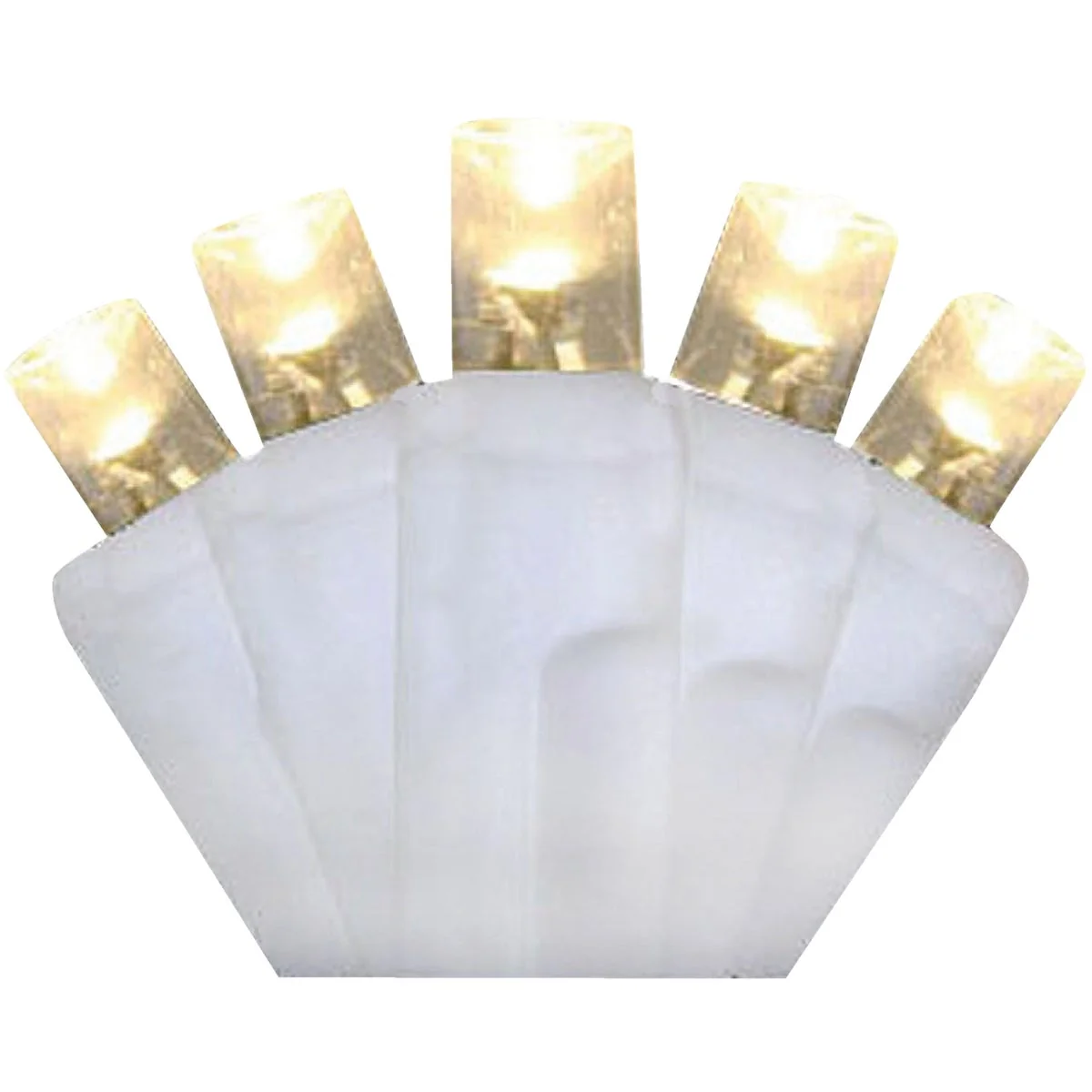 Original J Hofert Warm White 100-Bulb M5 LED Light Set with White Wire Healthy