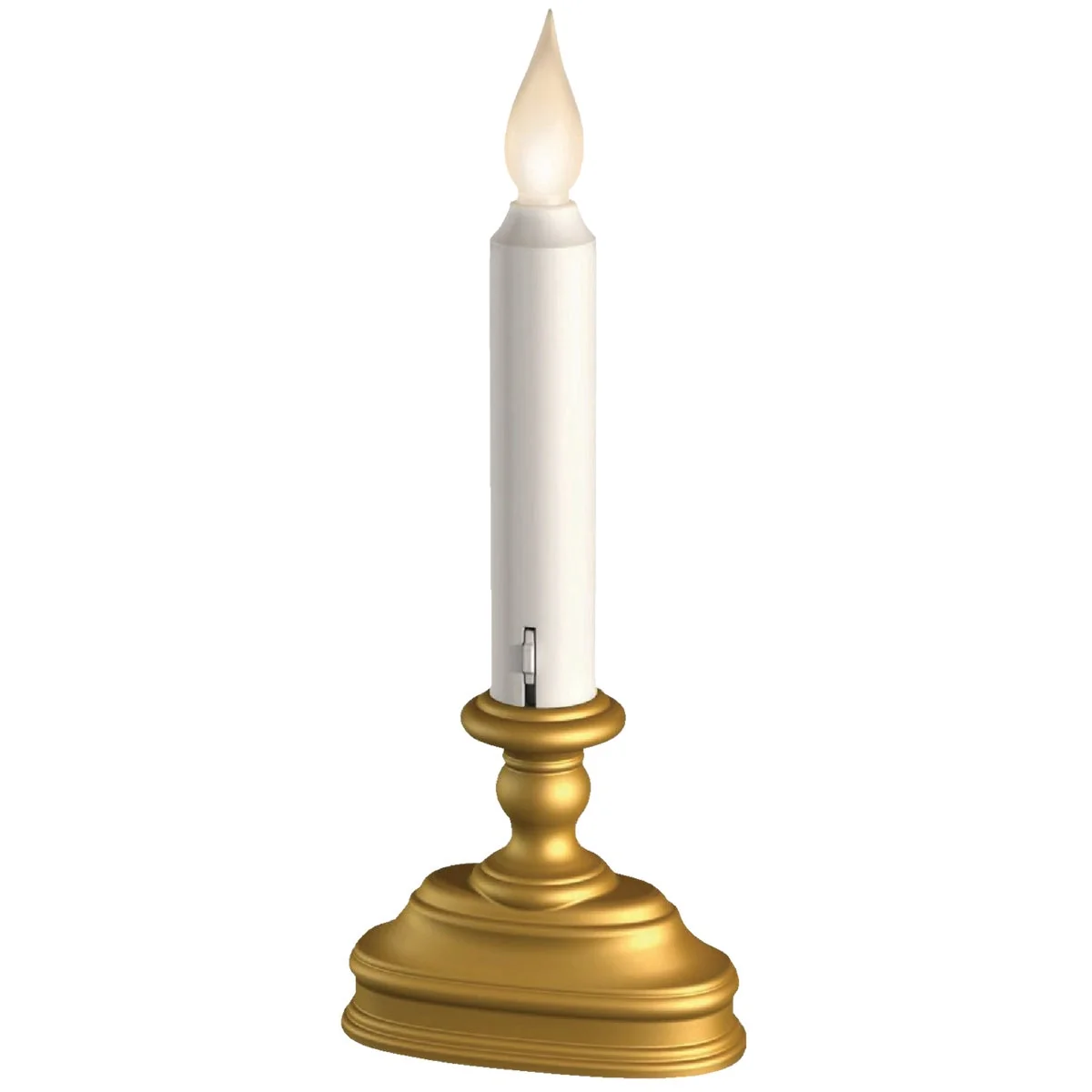 High-Performance Xodus Standard 4.5 In. W. x 7.5 In. H. x 2 In. D. Antique Brass LED Battery Operated Candle High-Quality