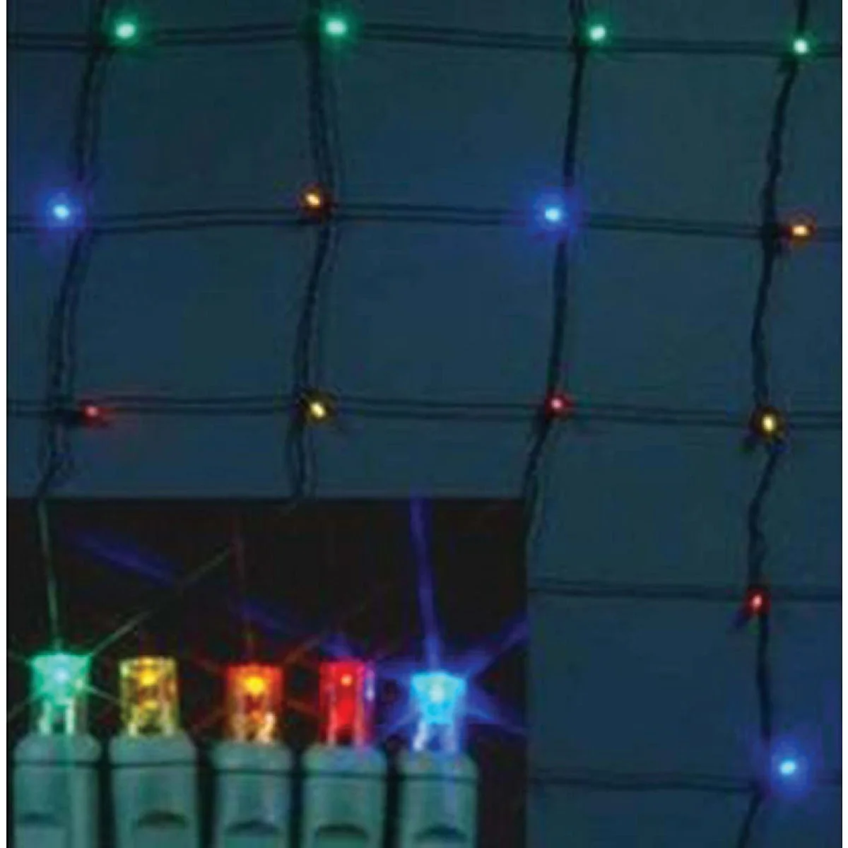 Reliable J Hofert Multi 70-Bulb M5 LED 4 Ft. x 4 Ft. Net Light Set Genuine
