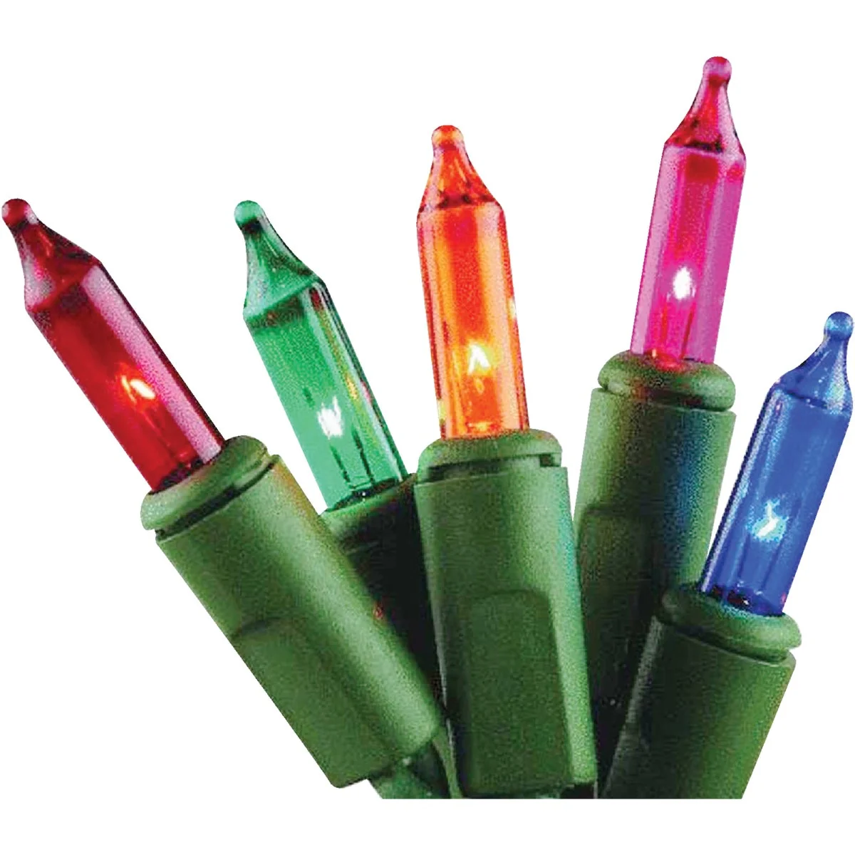 Verified J Hofert Multi 300-Bulb Mini Incandescent Flashing Icicle Light Set with Green Wire Official