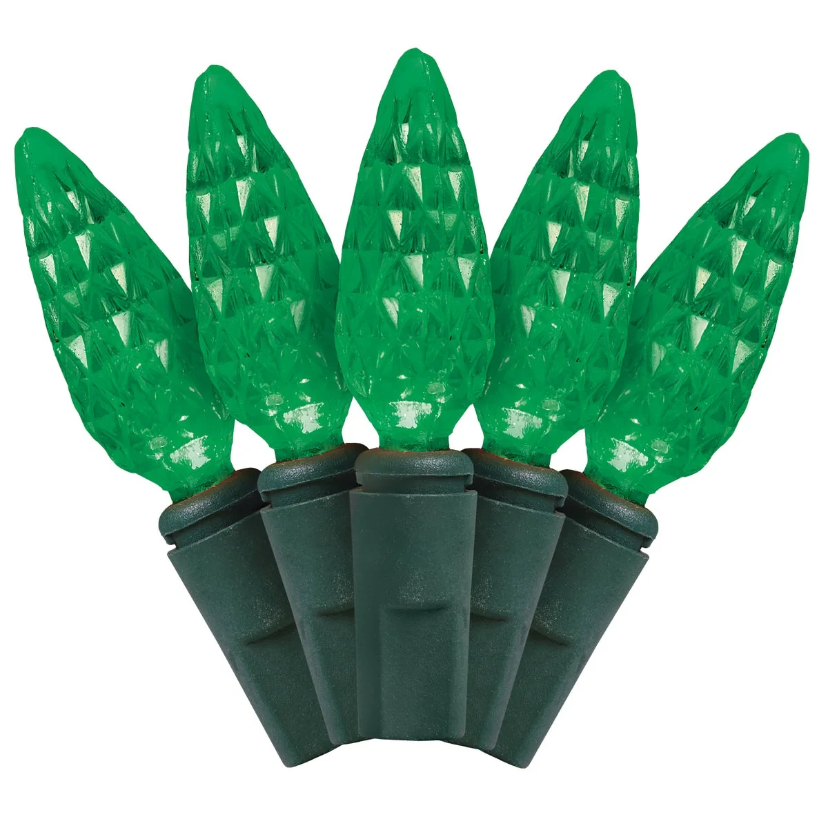 Functional J Hofert Green 210-Bulb C6 LED Light Set Top-Quality