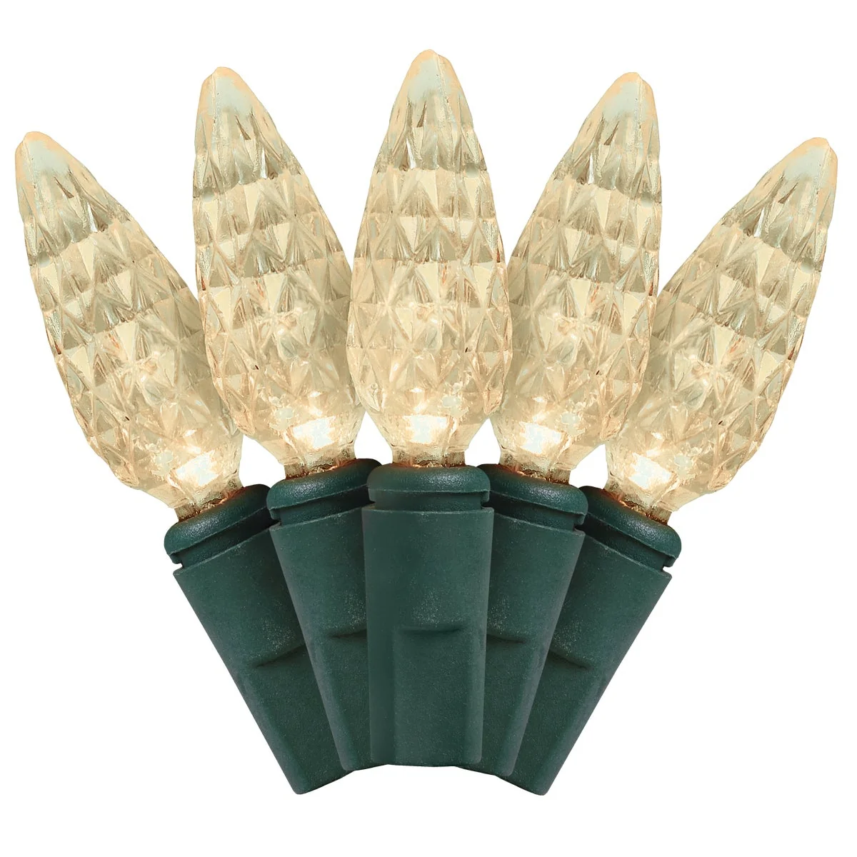 World-Class J Hofert Warm White 210-Bulb C6 LED Light Set Sustainable