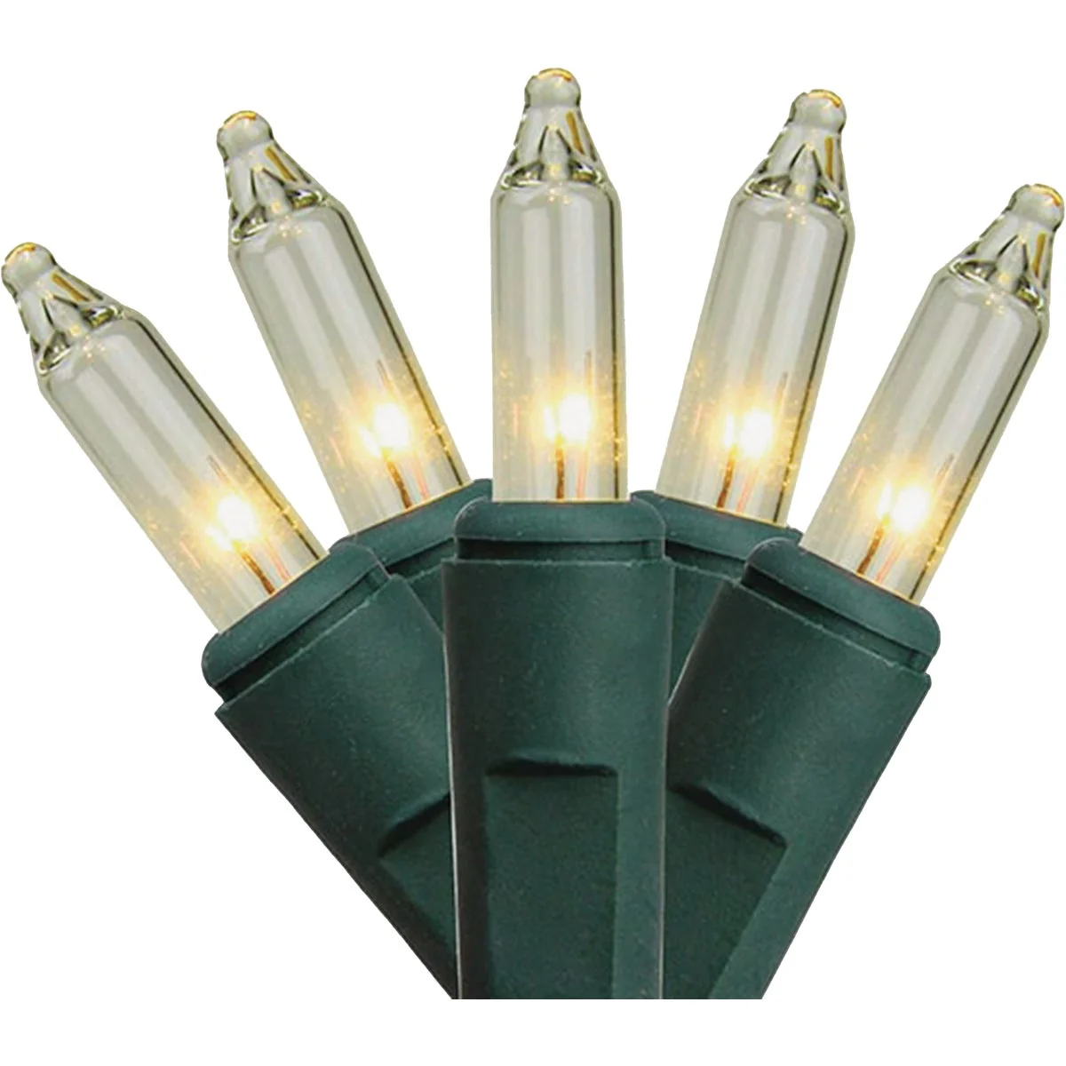 Powerful J Hofert Warm White 250-Bulb Mini LED Light Set with Green Wire