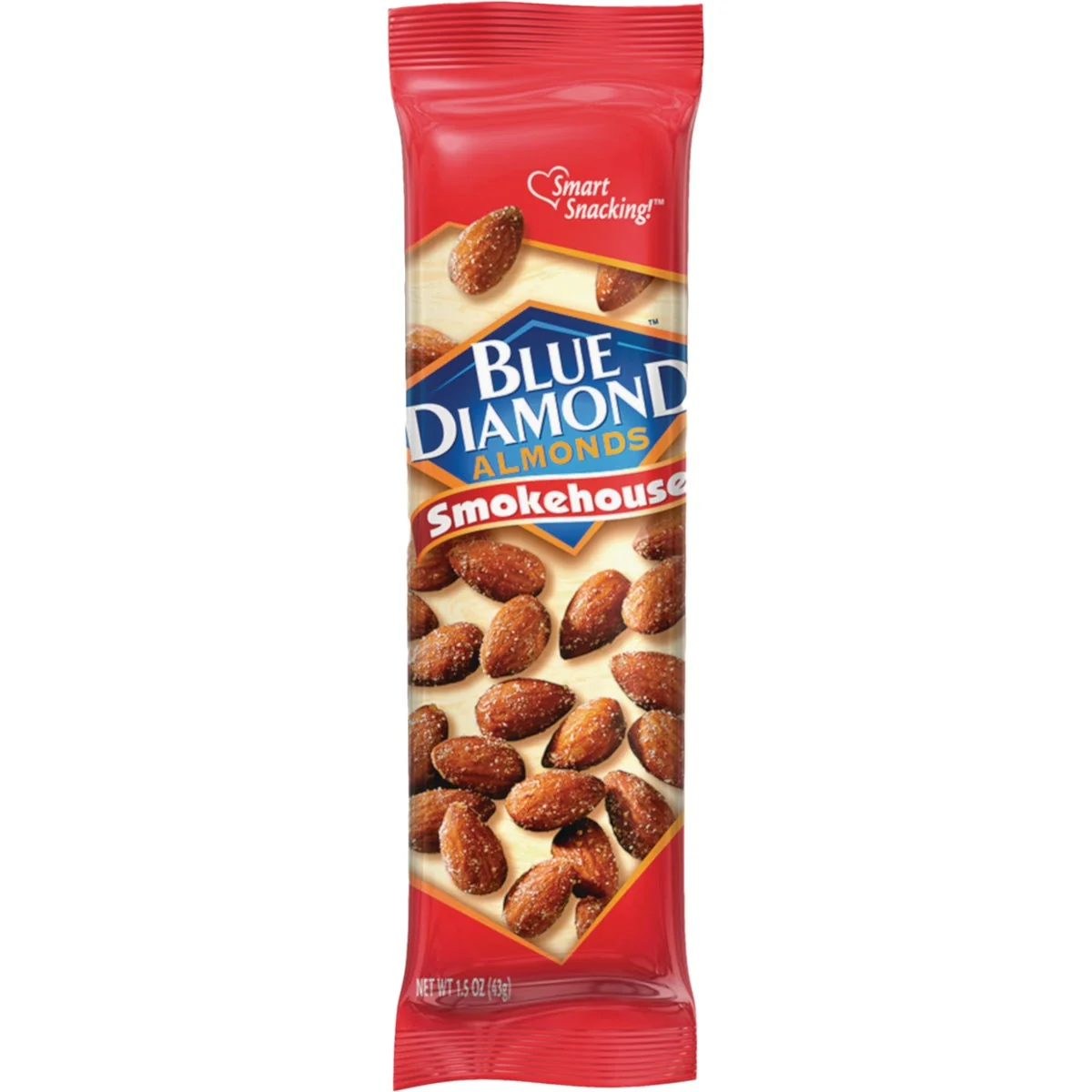 Trendy Blue Diamond 1.5 Oz. Smokehouse Almonds Responsible