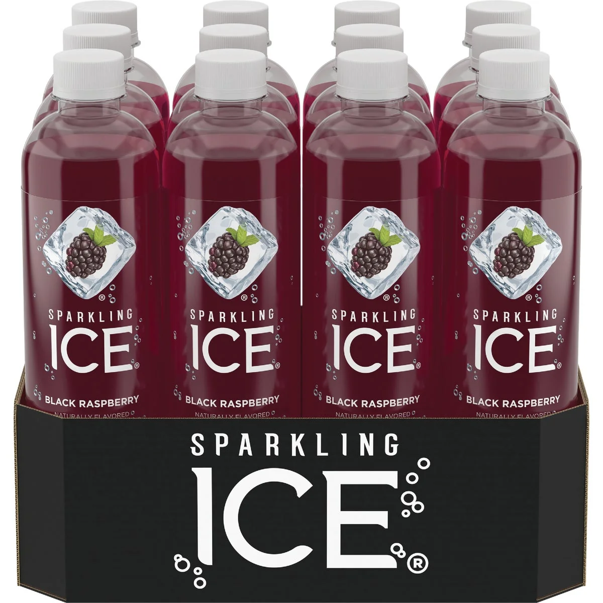 Breathable Talking Rain Sparkling Ice 17 Oz. Water Black Raspberry Optimized