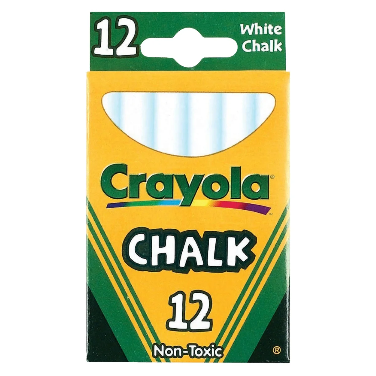 Classic Crayola White Chalk 12-Count Next-Generation