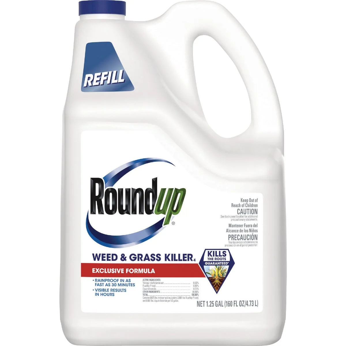 High-End Roundup 1.25 Gal. Exclusive Formula Refill Weed Grass Killer Dependable