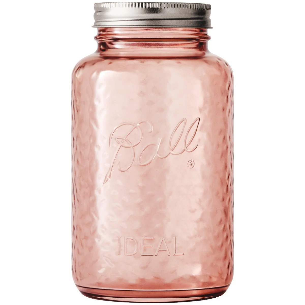 Healthy Ball 32 Oz. Quart Regular Mouth Vintage Pink Jar 4-Count High-Quality