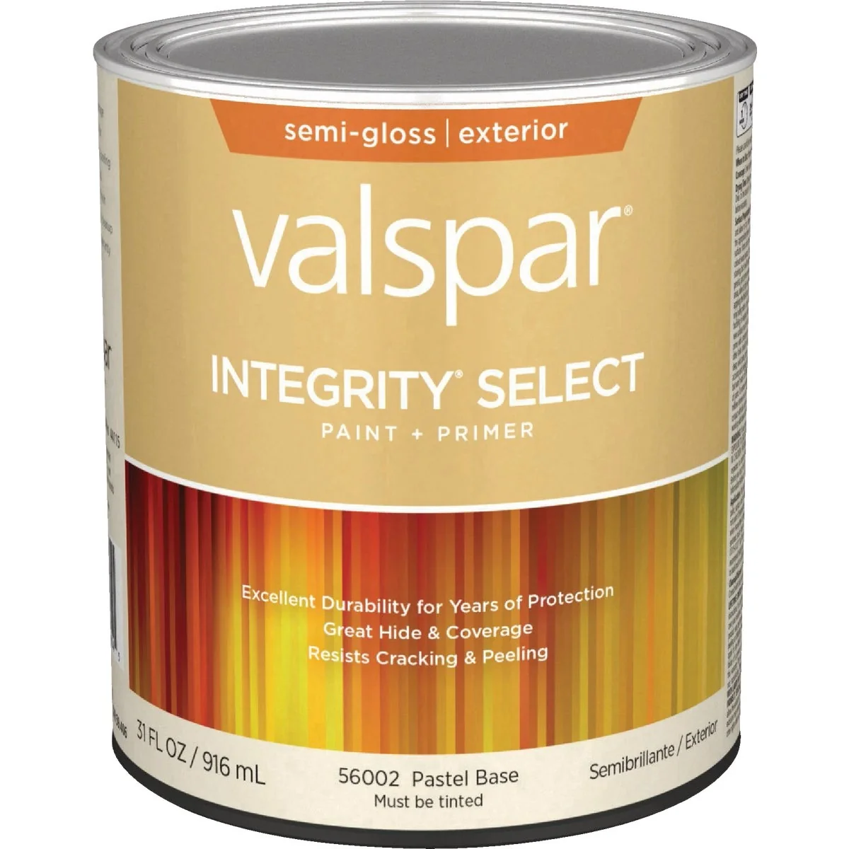 Responsible Valspar Integrity Select Semi-Gloss Paint Primer Exterior Paint Pastel Base 1 Qt. Quality