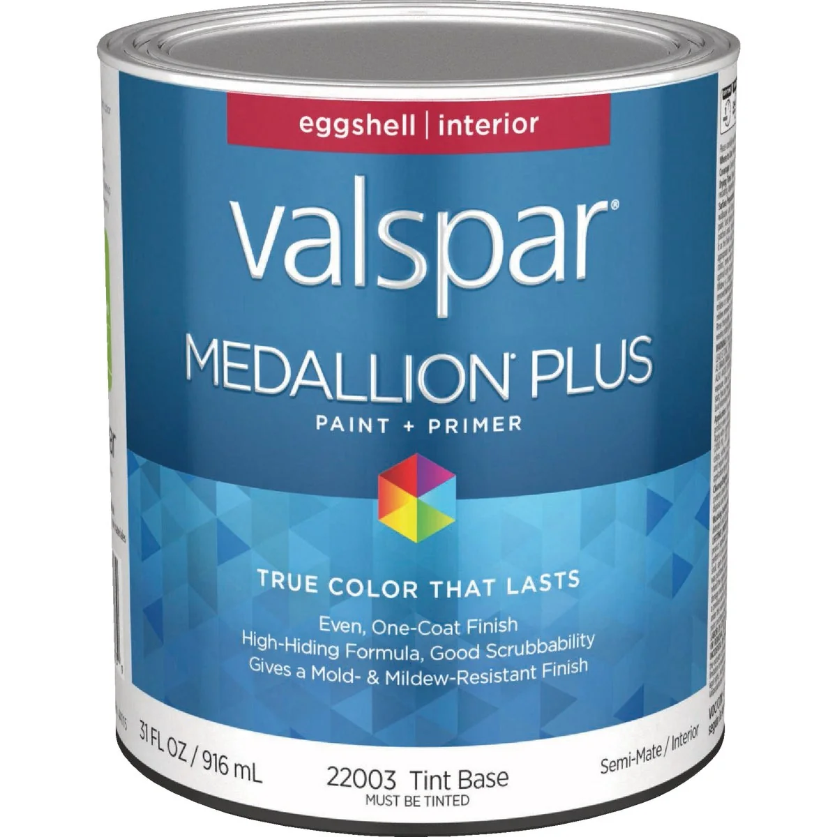 Soft Valspar Medallion Plus Premium Paint Primer Eggshell Interior Paint Tint Base 1 Qt. Certified
