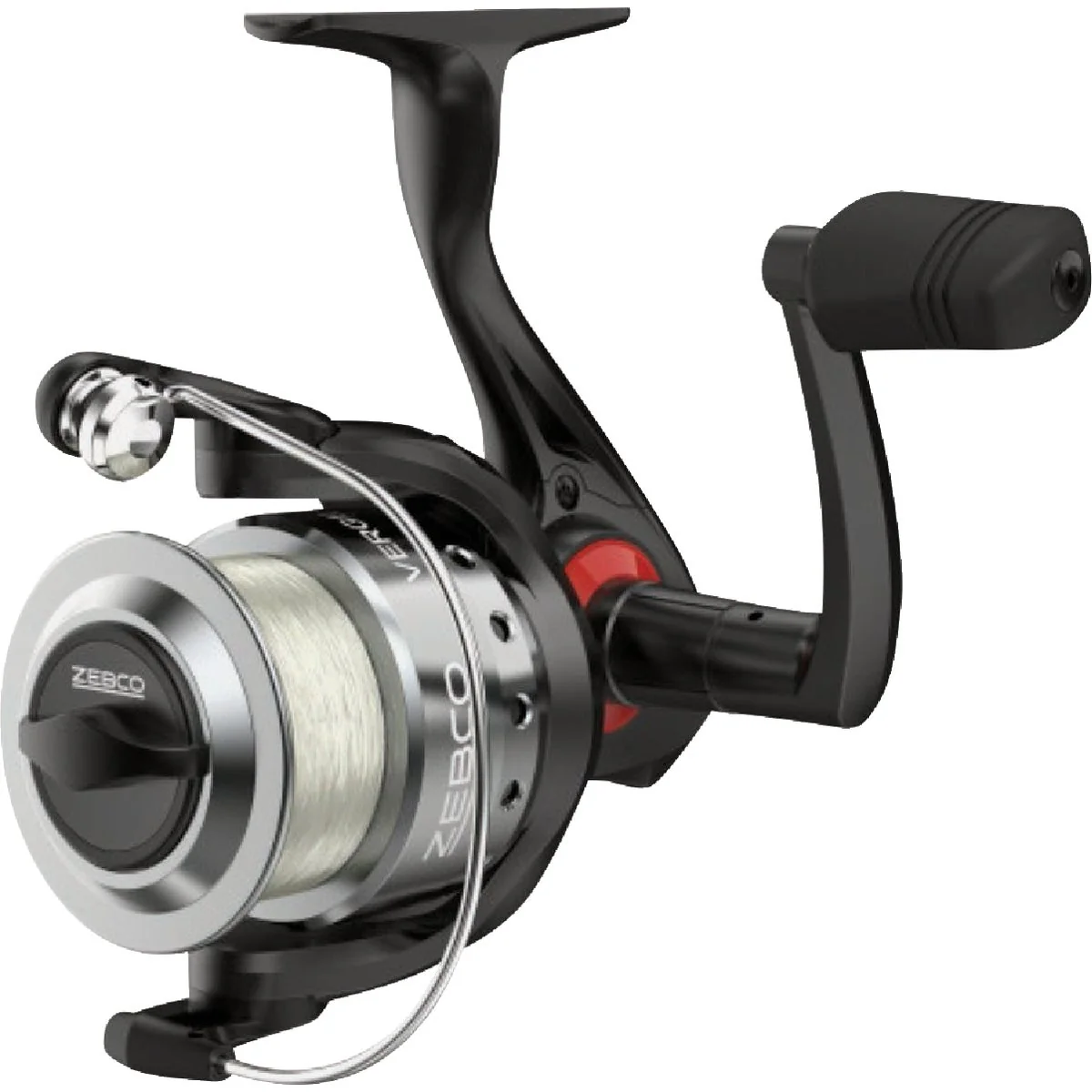 Detailed Zebco Verge Size 10 15 Lb. Spinning Fishing Reel Effective