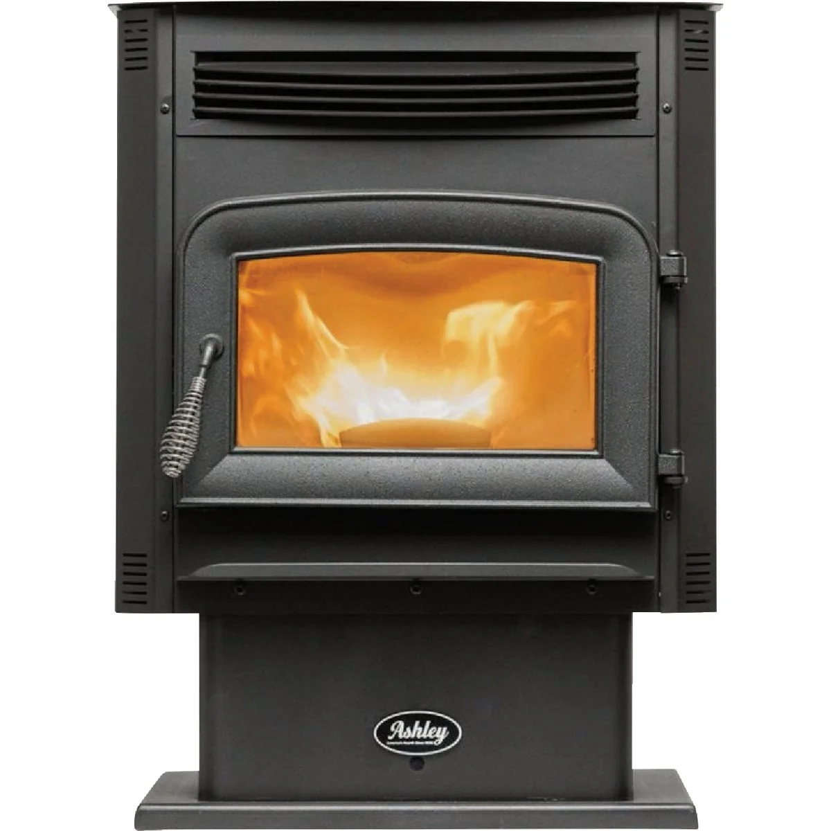 Detailed US Stove Ashley 1700 Sq. Ft. Pellet Stove with 90 Lb. Hopper Original